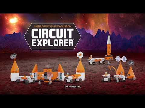 Circuit Explorer Rocket Construction Kit Light Up Building Set Age 6+