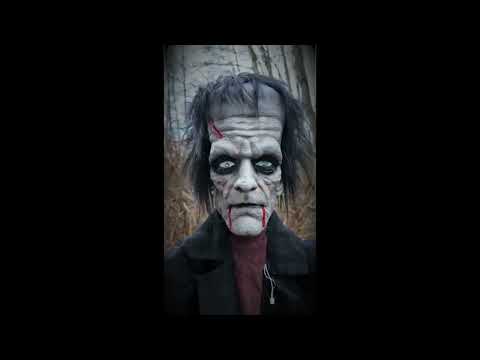 6ft Animated Frankie Monster Figure Lights Sounds Decoration