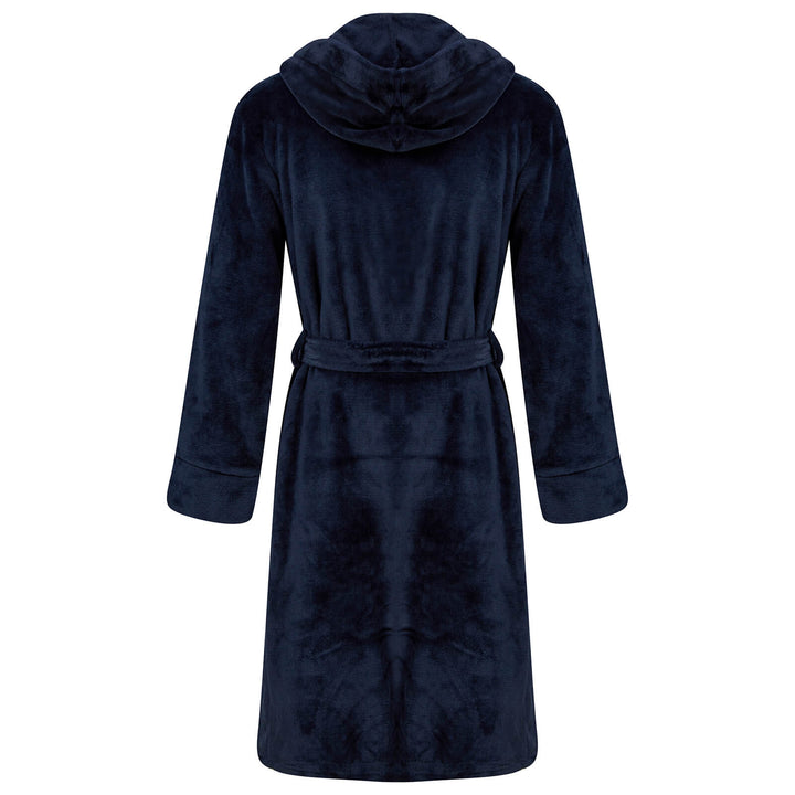 Mens Tokyo Laundry Hooded Soft Fleece Dressing Gown Robe
