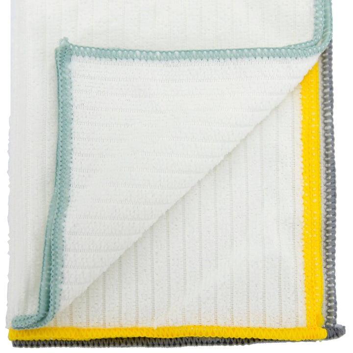 Pack of 3 Microfibre Dishcloths High Density Easy Cleaning 30cm