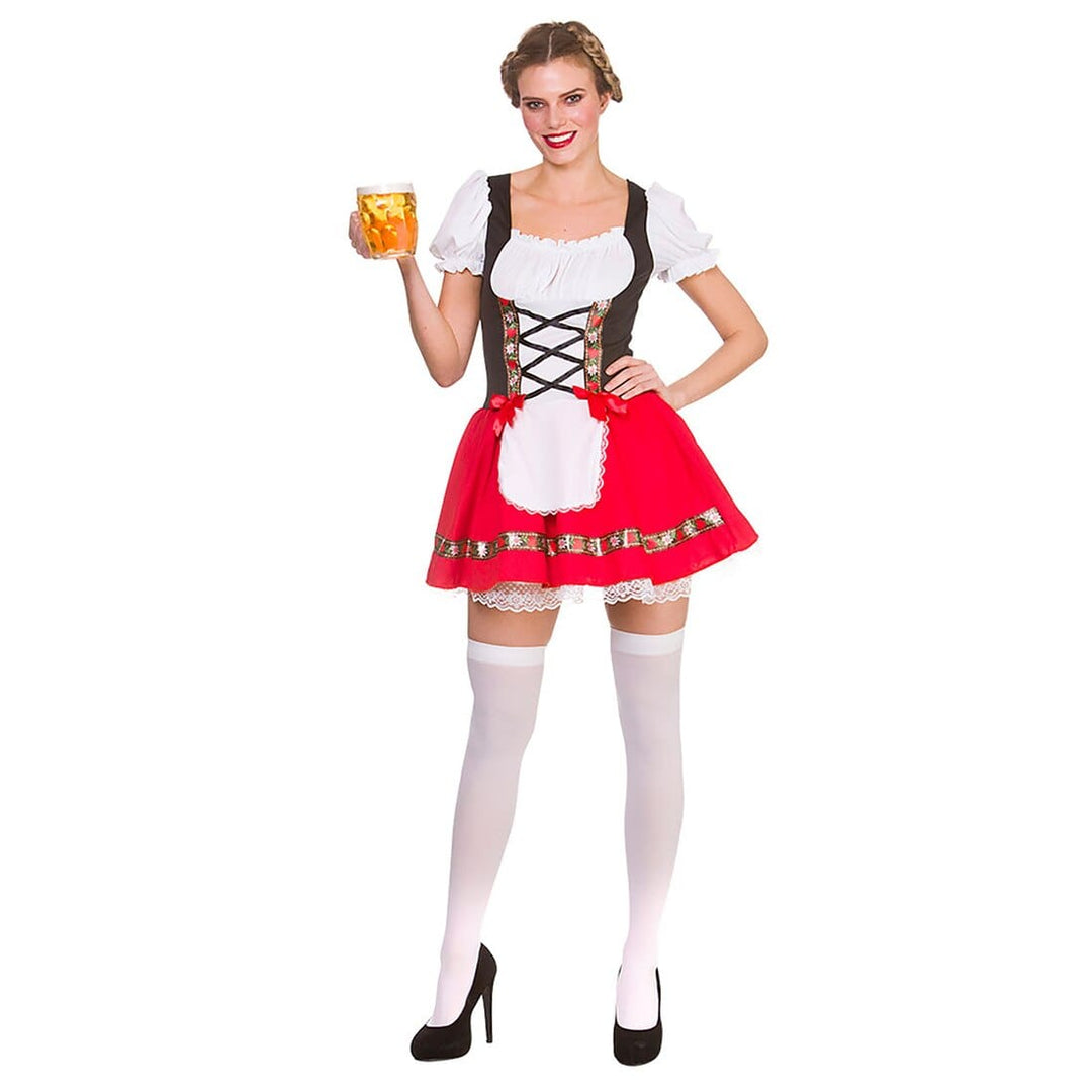 Oktoberfest Beer Girl German Festival Fancy Dress Costume XS