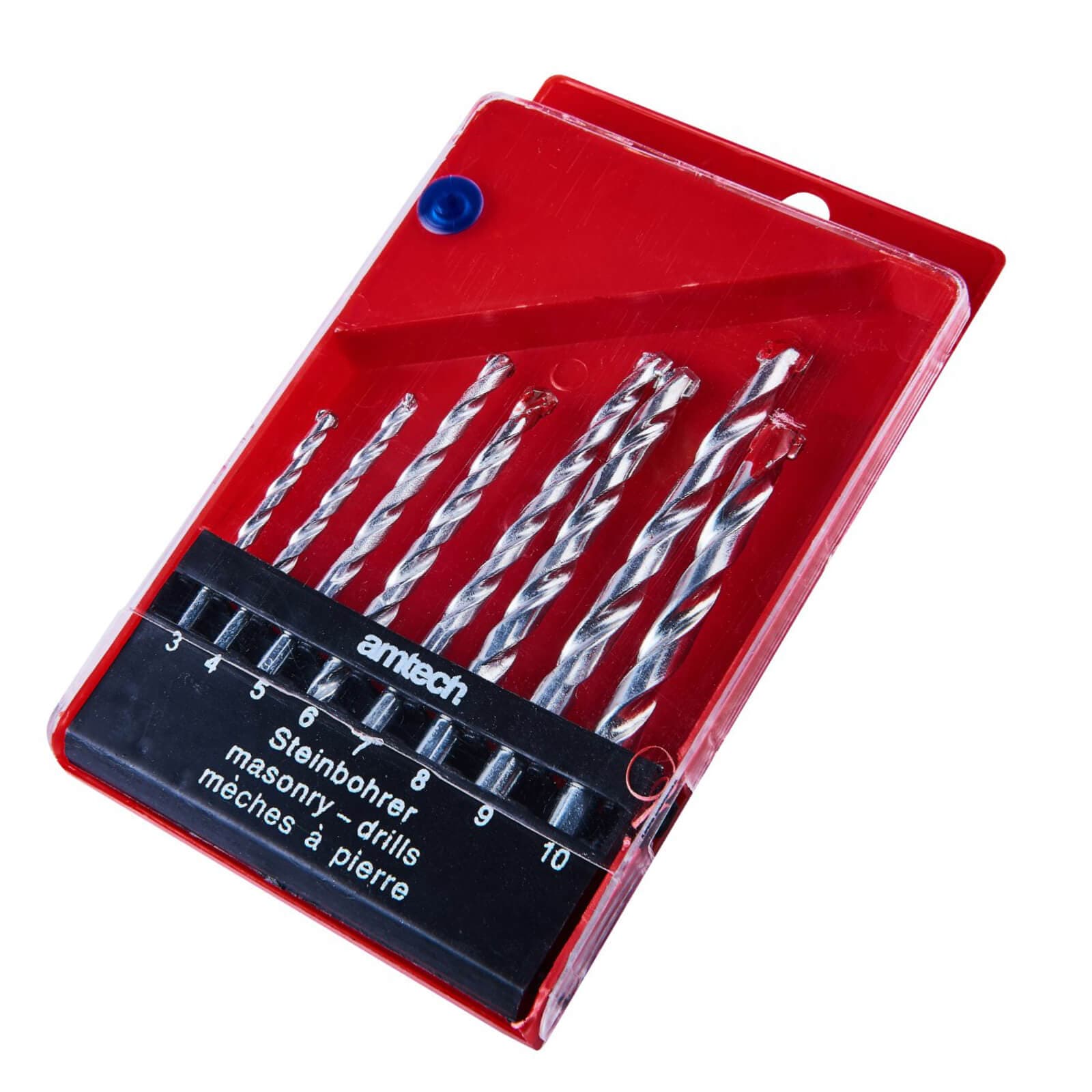 Buy Amtech Masonry Drill Bit Set 8 Piece Online XS Stock XSStock.co.uk