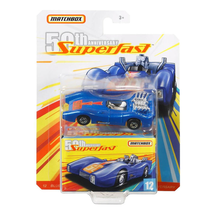 Matchbox Superfast 50th Anniversary Diecast Car Vehicle Blue Shark