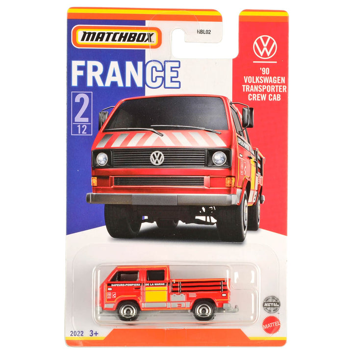 Matchbox Cars Best of France 2022 Mix Die-Cast Vehicle 1:64 VW Transporter
