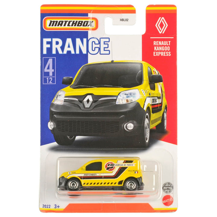 Matchbox Cars Best of France 2022 Mix Die-Cast Vehicle 1:64 Renault Kangoo