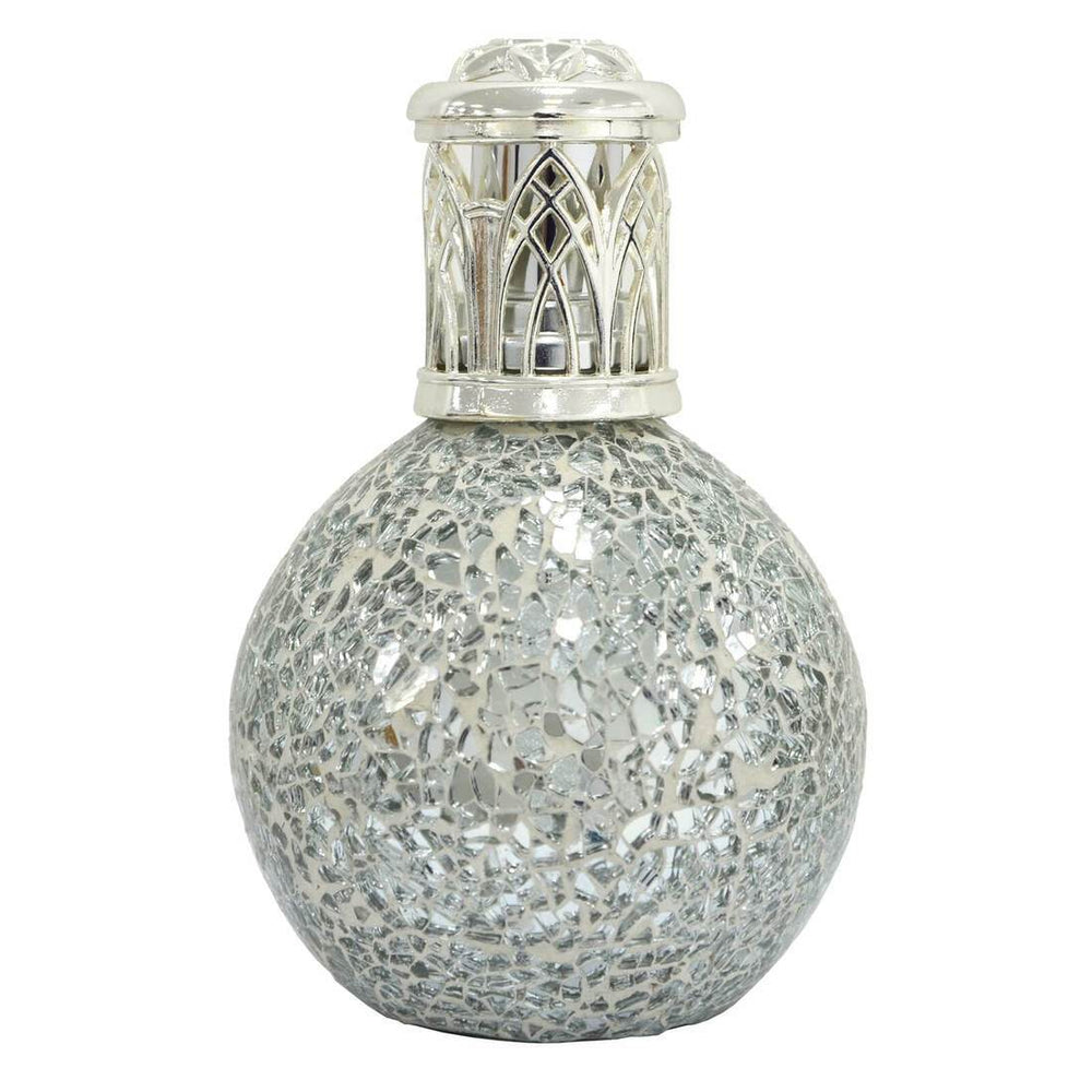Desire Aroma Fragrance Lamp Burner Stone Diffuser Mosaic 15cm Silver