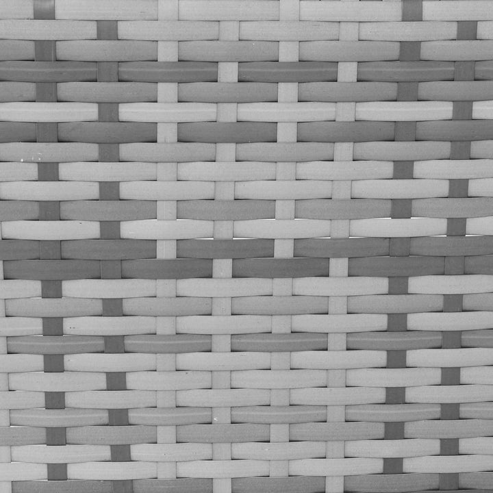 Azuma Monaco 4 Pc Grey Rattan Garden Sofa Set Ottoman Seat