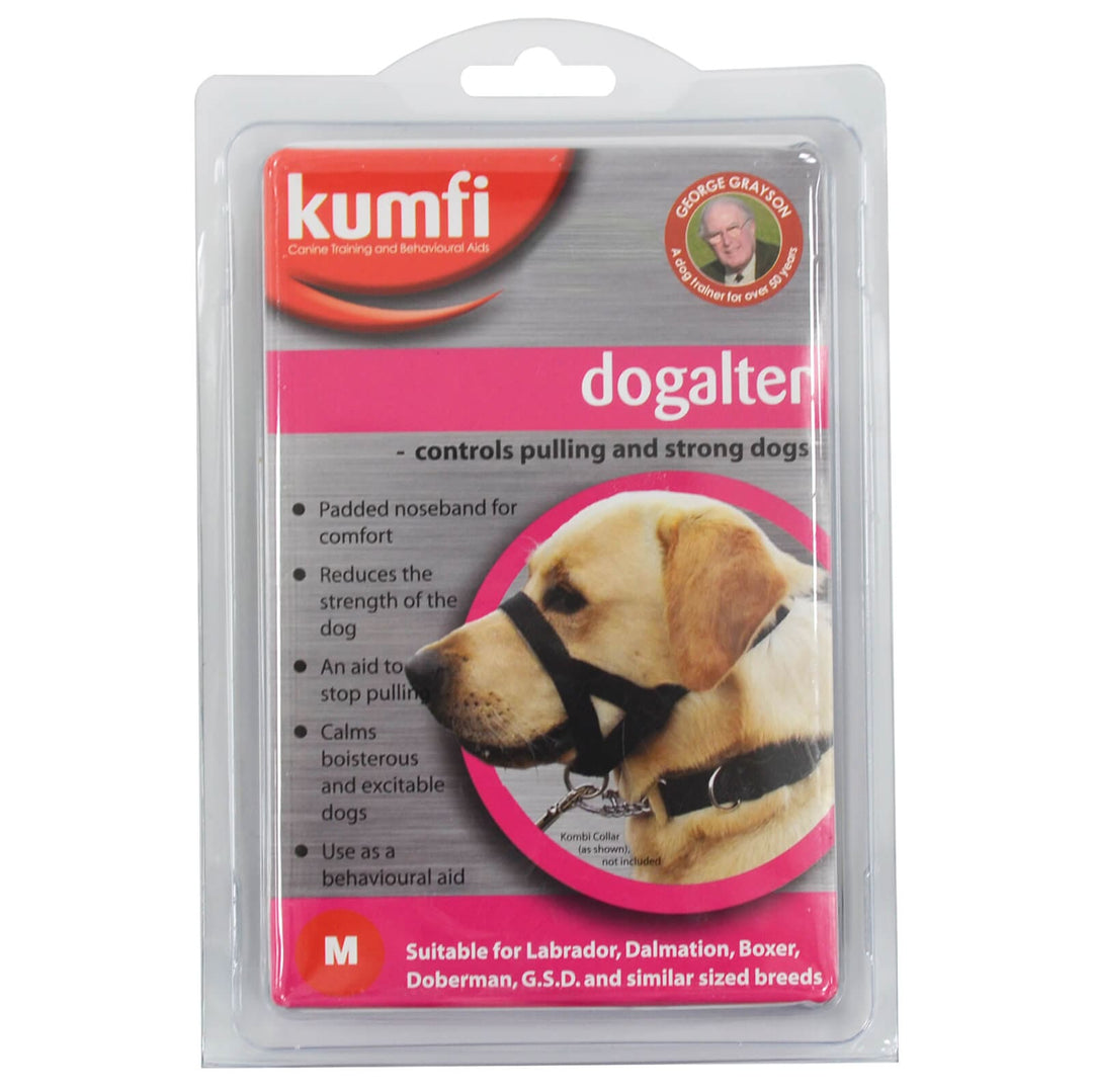 Kumfi Dogalter Canine Head Collar Training Halter Anti Pulling M