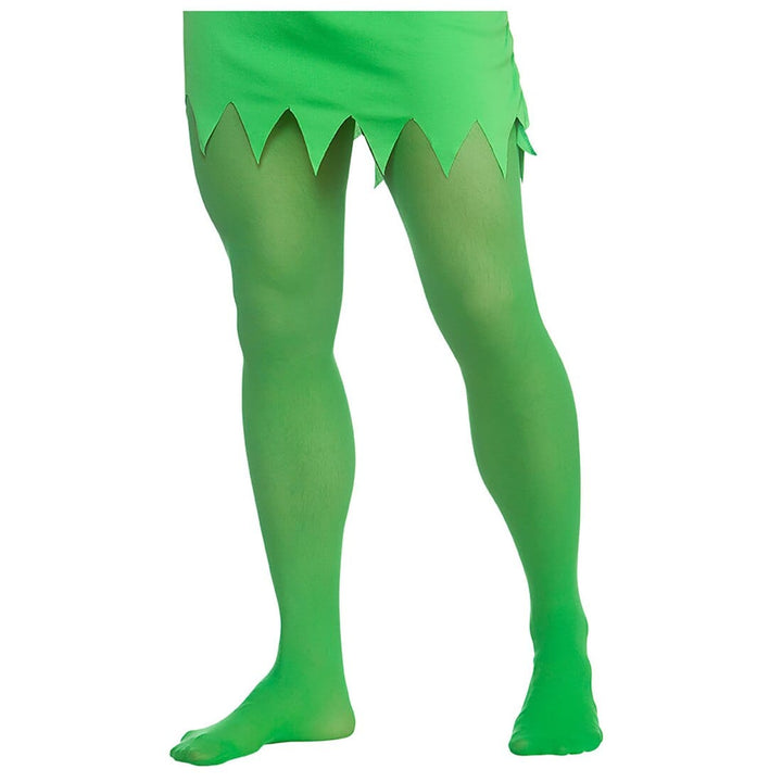 Green Elf Tights Robin Hood Leprechaun Peter Pan Fancy Dress Male (Plus Size)