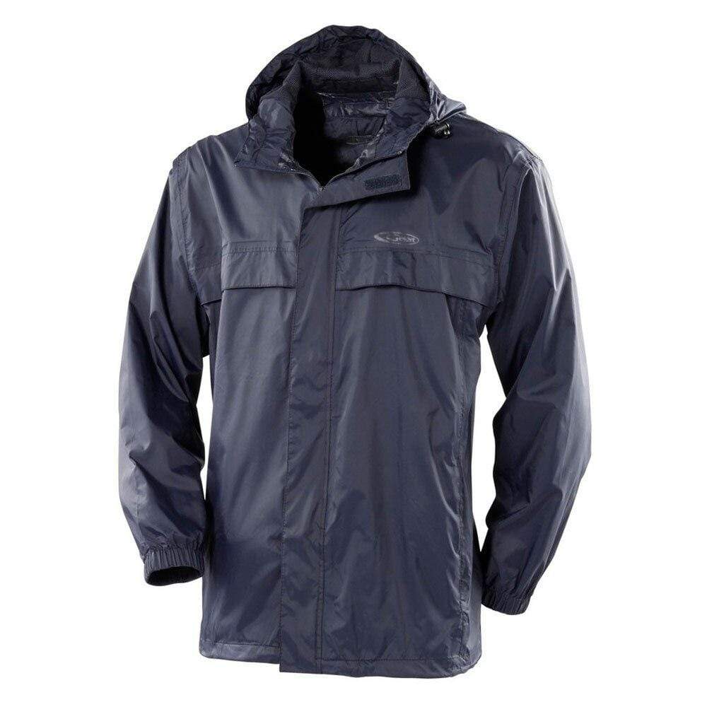 Gelert Mens Waterproof Hooded Jacket & Storage Bag - SIZE XS True Navy