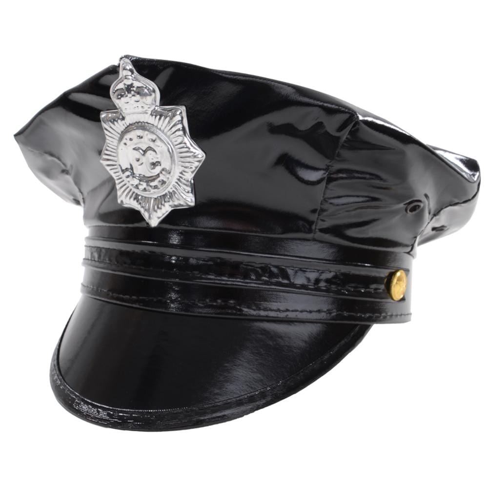 Adults Deluxe Cop Hat Police Officer Halloween Accessory
