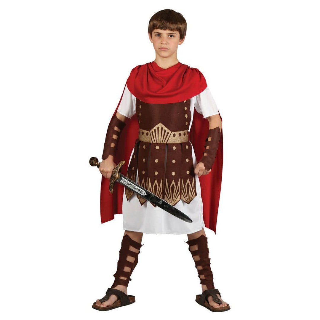 Boys Roman Soldier Party Costume Gladiator Centurion Rome Small (3-4 years)