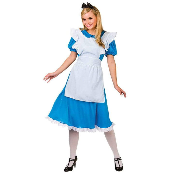 Womens Classic Storybook Alice Fancy Dress Halloween Costume L (UK 18-20)