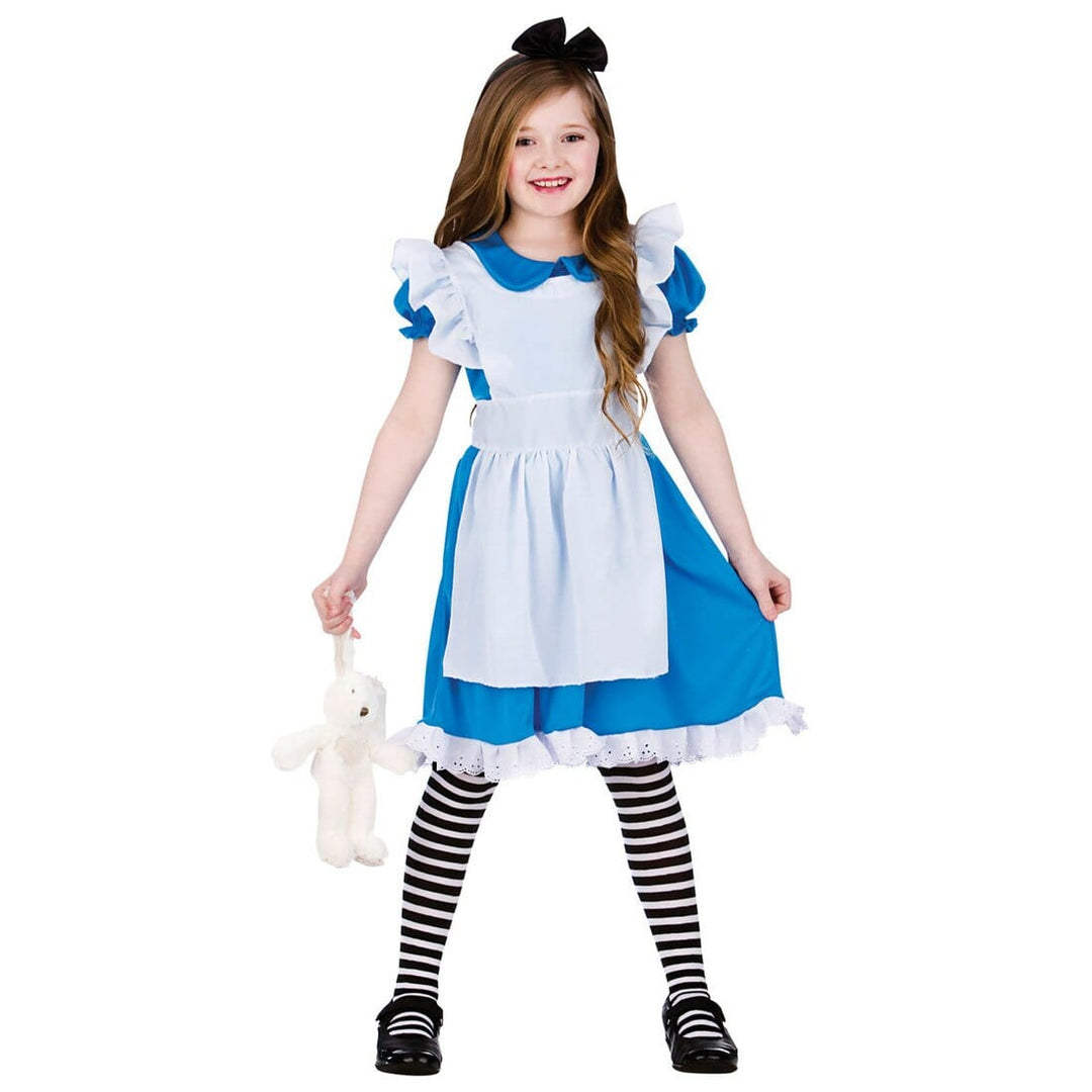 Girls Classic Storybook Alice Fancy Dress Halloween Costume L (8-10 years)