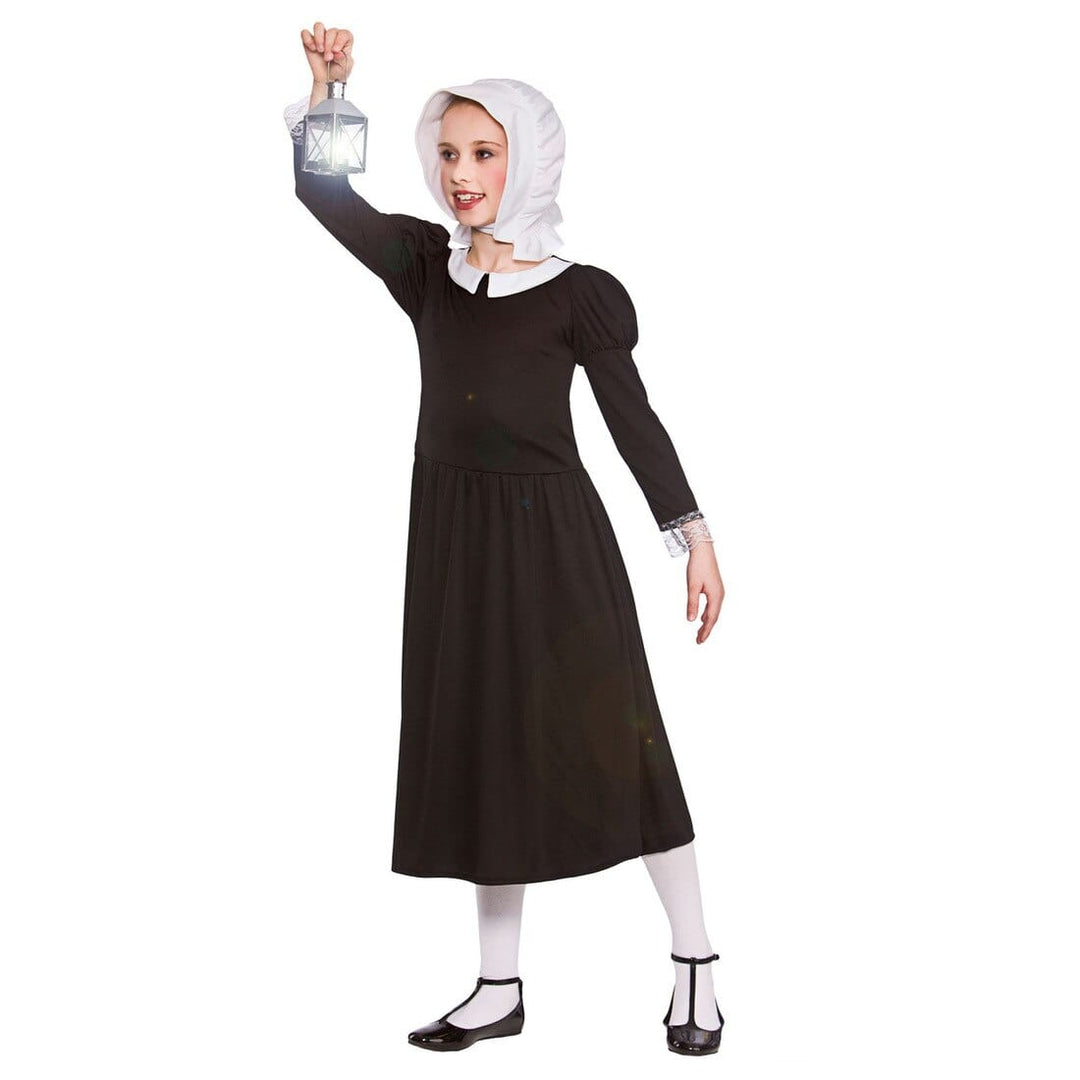 Girls Victorian Florence Fancy Dress Halloween Costume L (8-10 years)