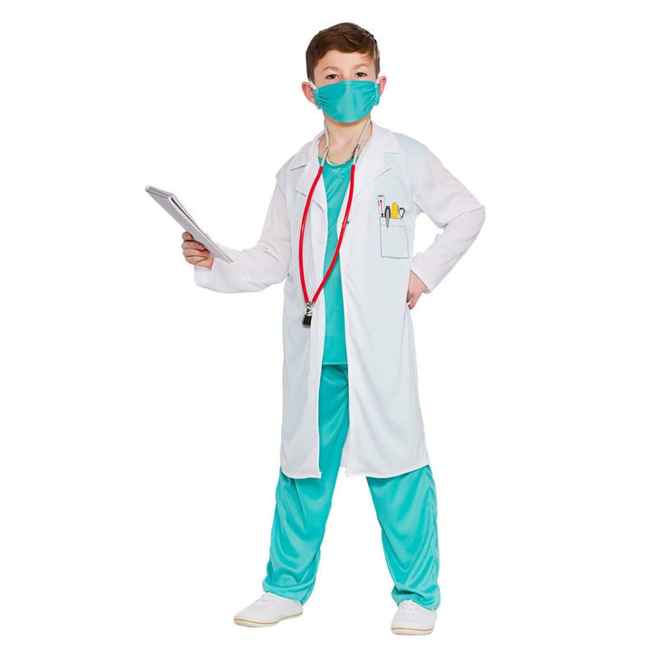 Childrens Hospital Doctor Fancy Dress Halloween Costume M (5-7 years)