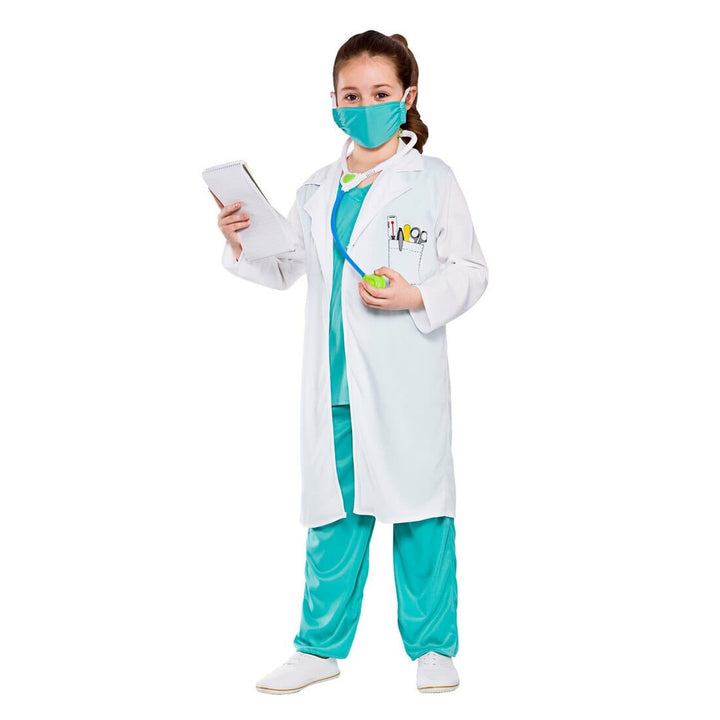 Childrens Hospital Doctor Fancy Dress Halloween Costume L (8-10 years)