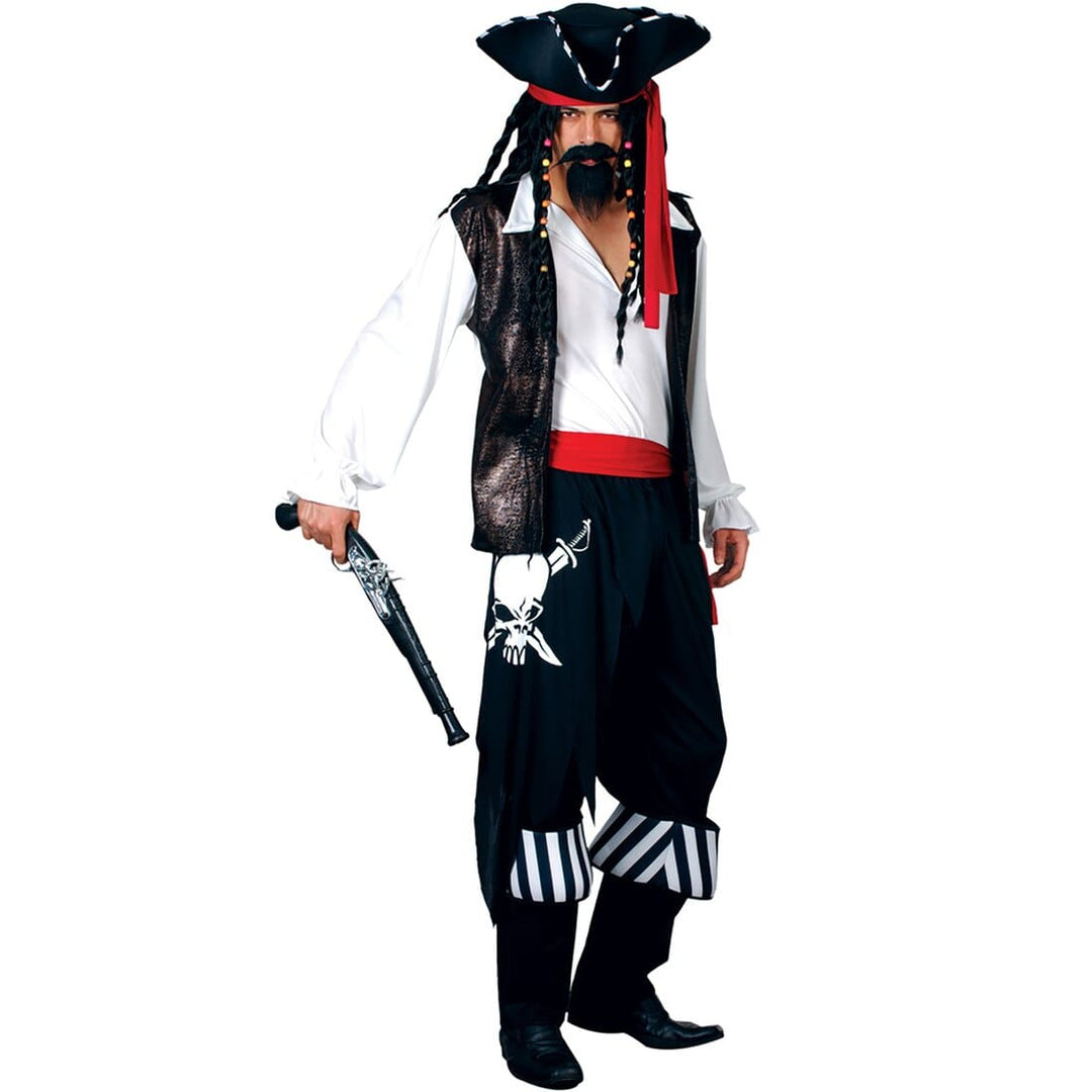 Mens High Seas Buccaneer Pirate Halloween Costume L