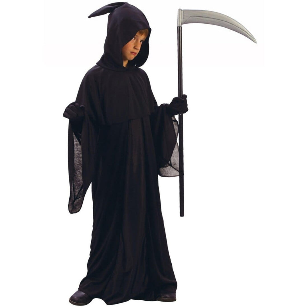 Kids The Grim Reaper Fancy Dress Spooky Halloween Costume L (8-10 years)