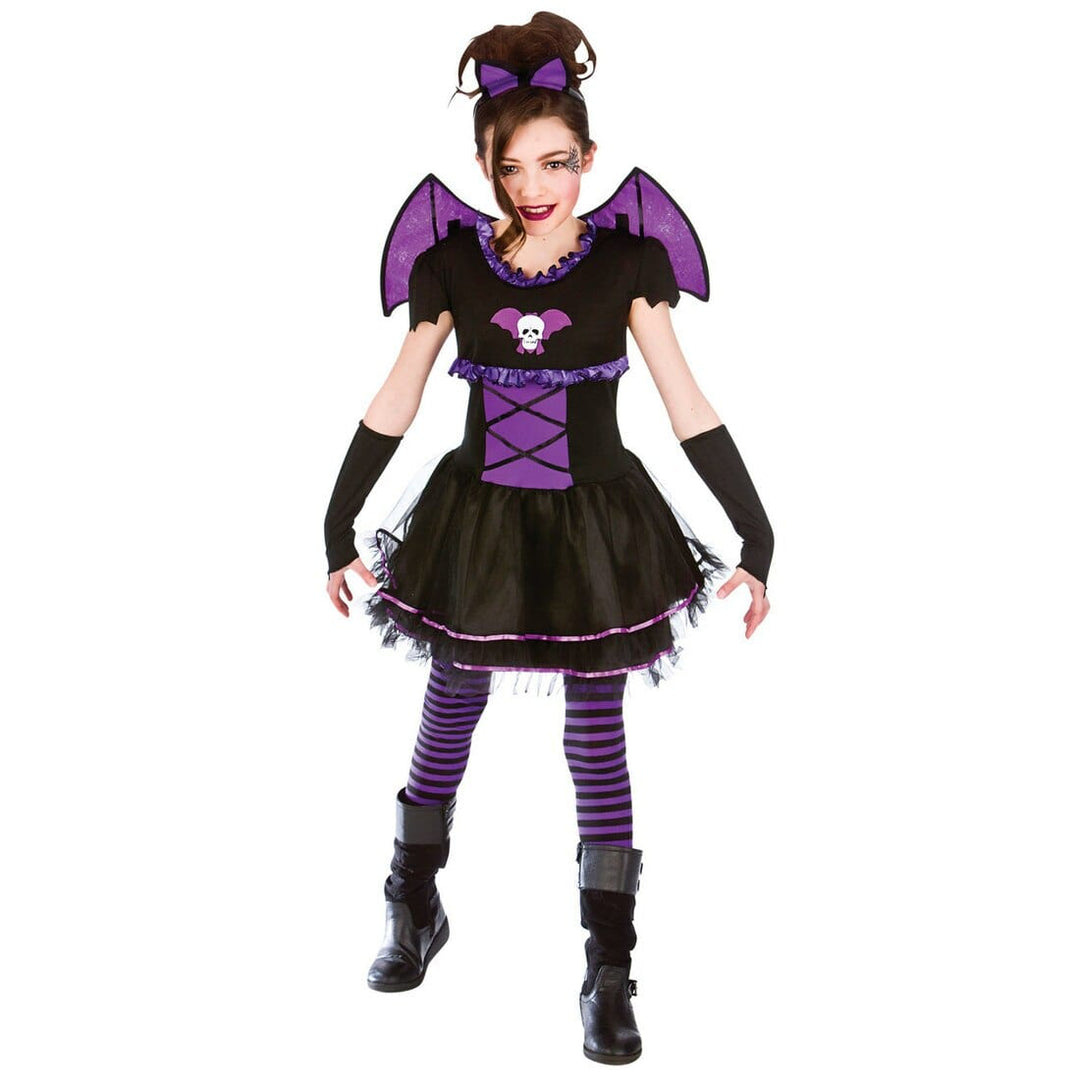 Kids Batty Ballerina Fancy Dress Halloween Party Costume L (8-10 years)