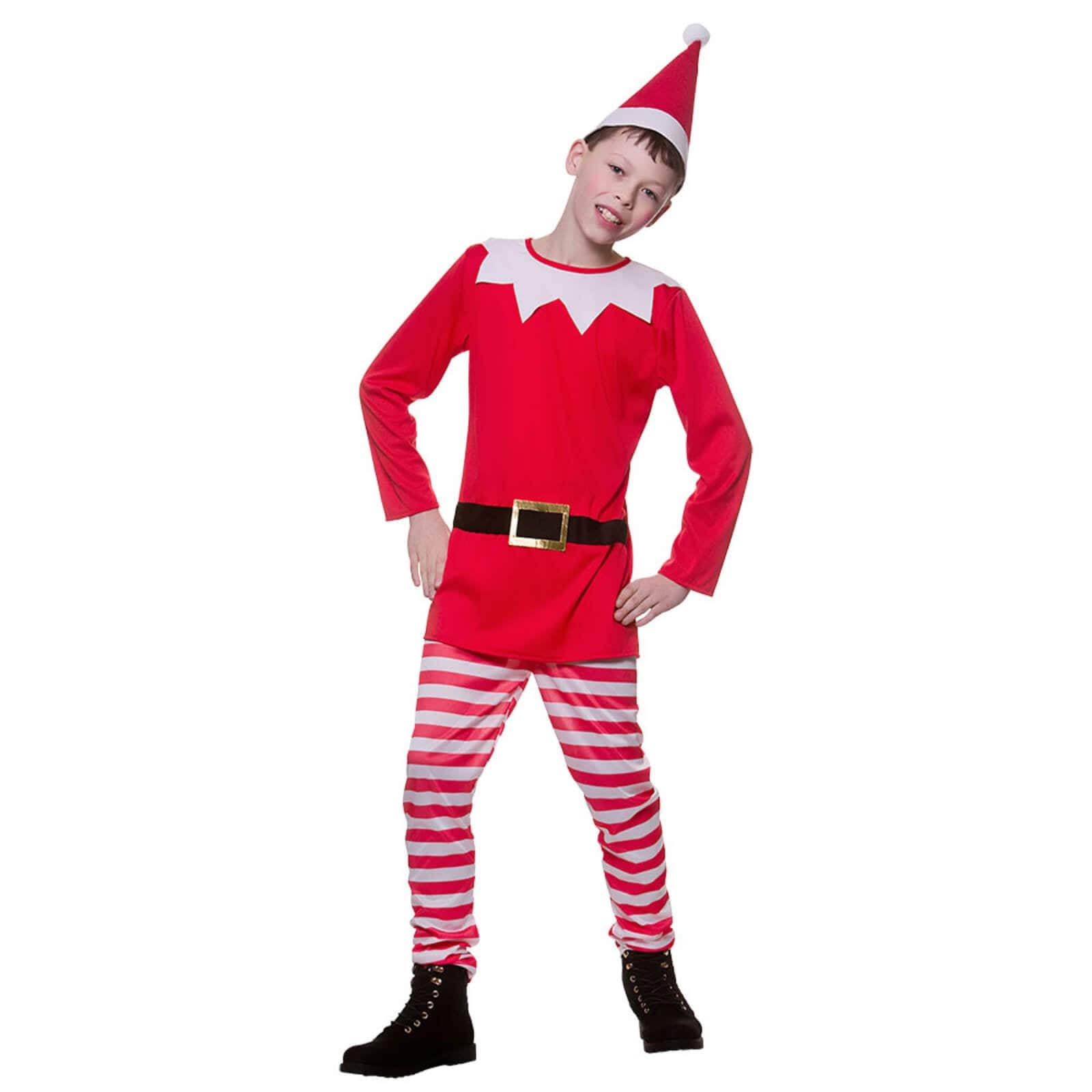 Buy Kids Naughty Elf Halloween Xmas Fancy Dress Costume XS-Stock