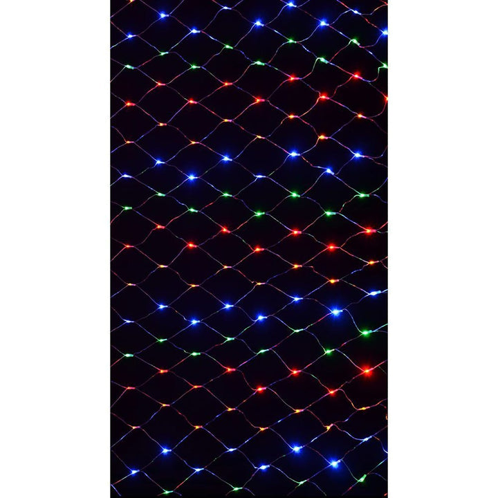 180 Multi Function Christmas Twinkle LED Net Curtain Lights