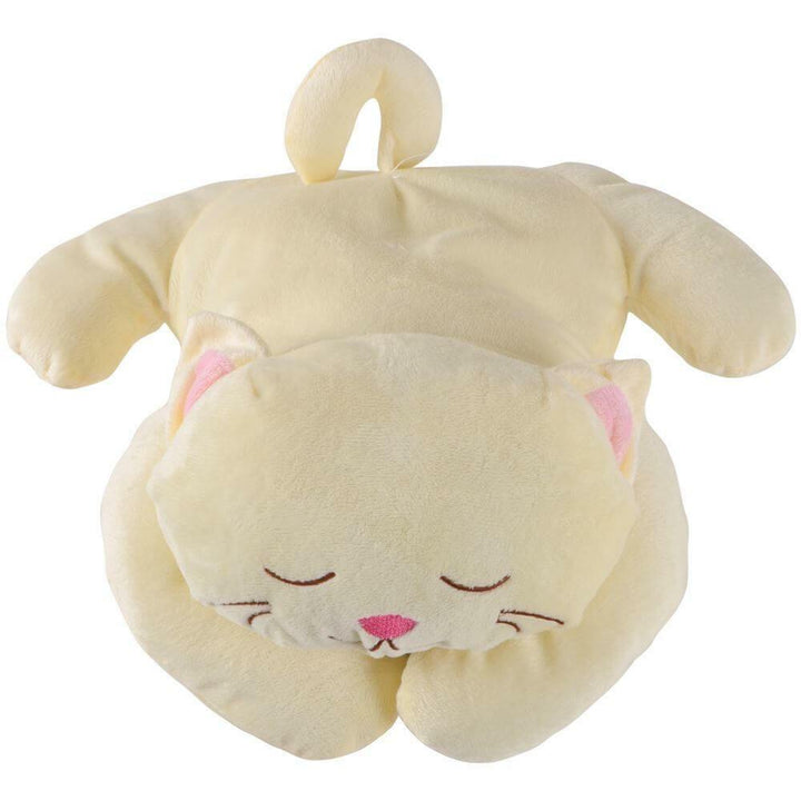 Hot Water Bottle Novelty Plush Animal Padded Cover 750ml Cat