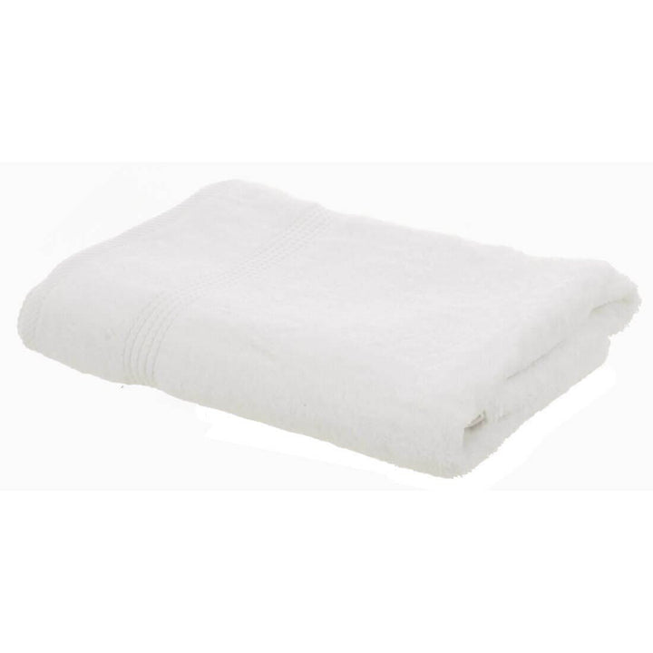 Bamboo Bliss Luxury 600gsm Bathroom Linen Range - Pure White Bath Towel