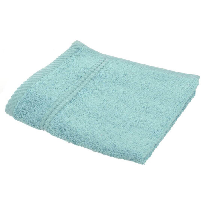 Bamboo Bliss Luxury 600gsm Bathroom Linen Range - Lagoon Blue Face Cloth