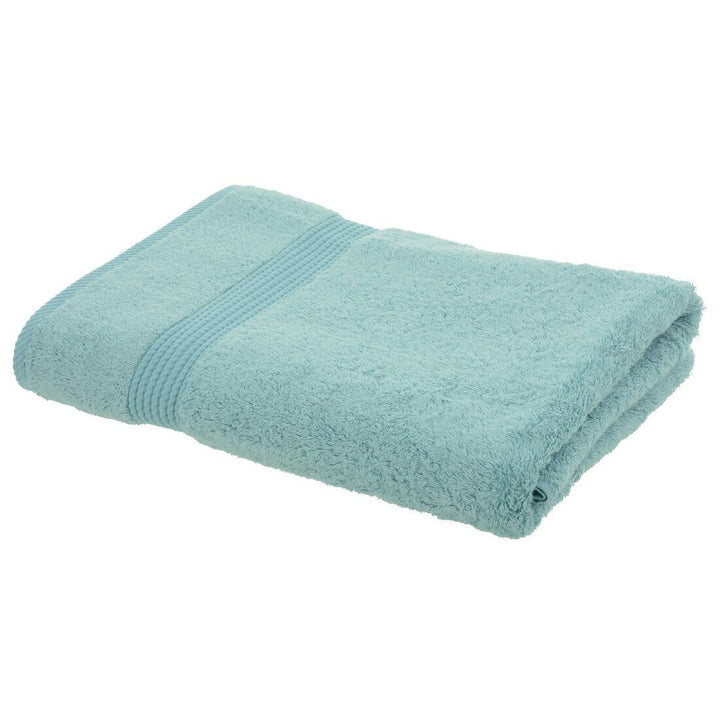 Bamboo Bliss Luxury 600gsm Bathroom Linen Range - Lagoon Blue Bath Sheet