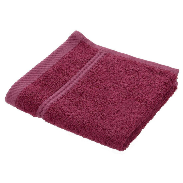Bamboo Bliss Luxury 600gsm Bathroom Linen Range - Berry Pink Face Cloth