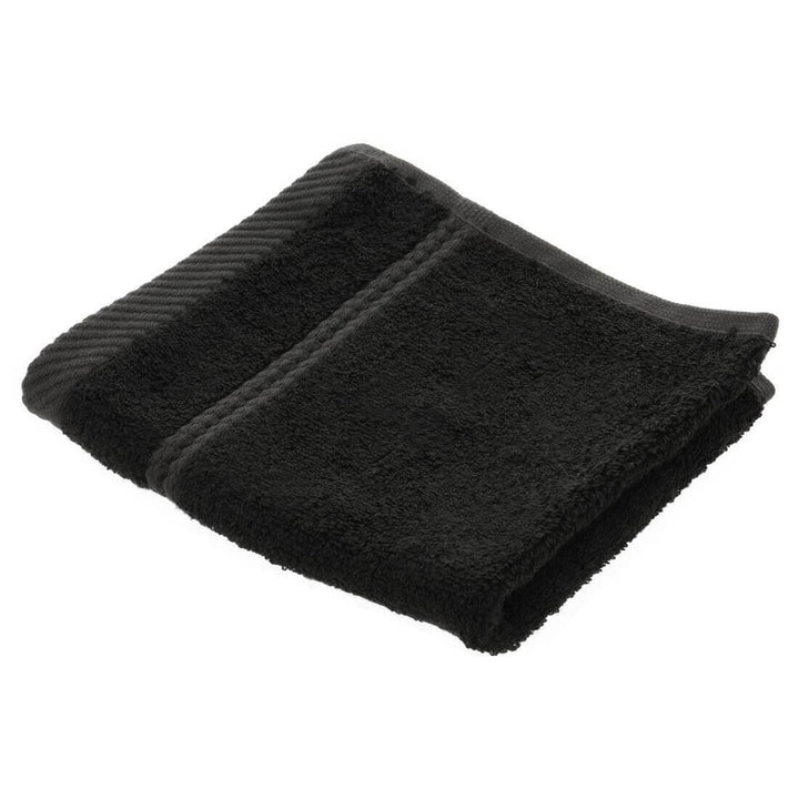 Bamboo Bliss Luxury 600gsm Bathroom Linen Range - Black Face Cloth