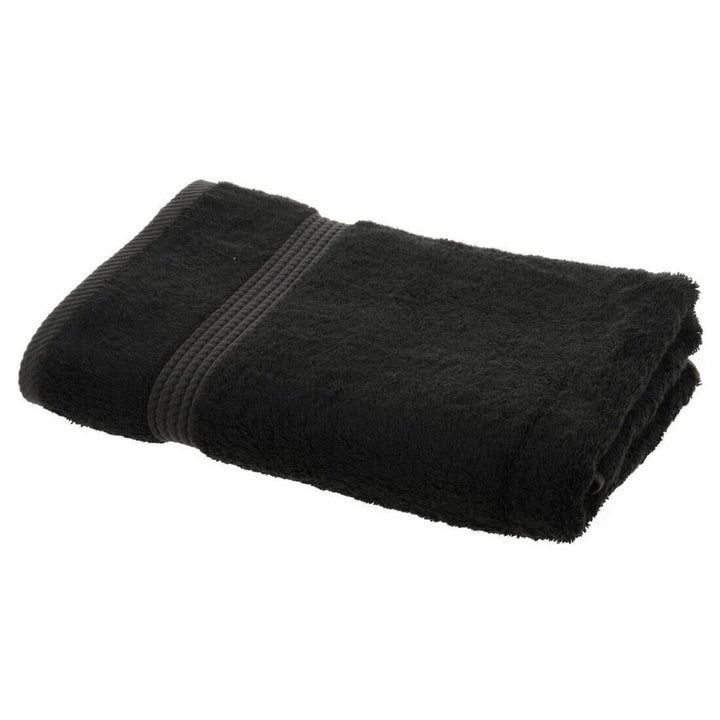 Bamboo Bliss Luxury 600gsm Bathroom Linen Range - Black Bath Sheet