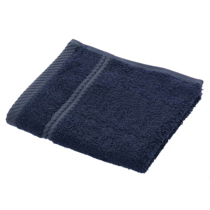 Bamboo Bliss Luxury 600gsm Bathroom Linen Range - Navy Blue Face Cloth