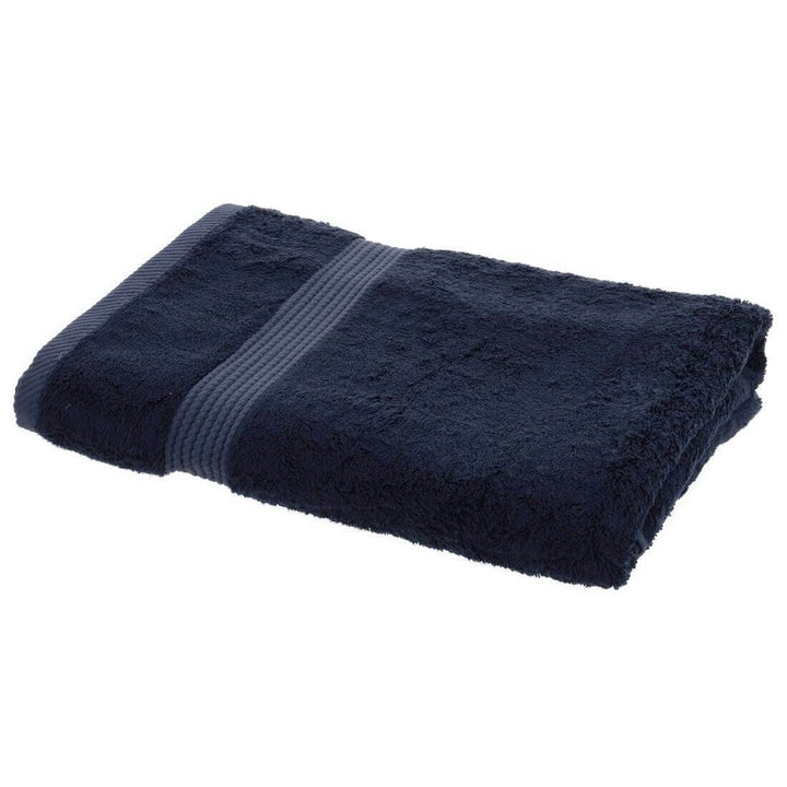 Bamboo Bliss Luxury 600gsm Bathroom Linen Range - Navy Blue Bath Sheet