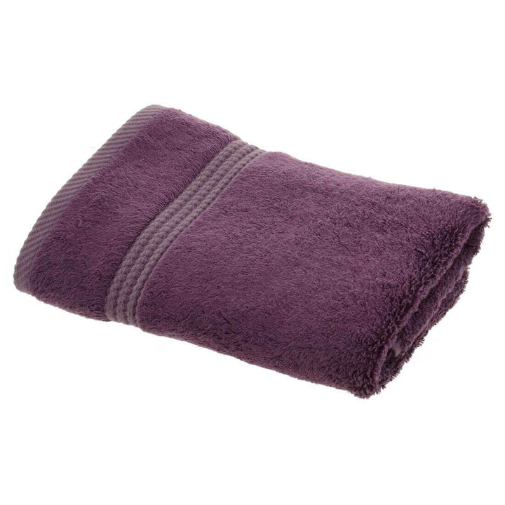 Bamboo Bliss Luxury 600gsm Bathroom Linen Range - Plum Hand Towel