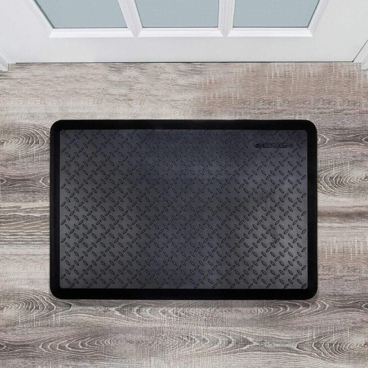 Black Cushioned Work Home Office Anti-Fatigue Mat  60x90cm