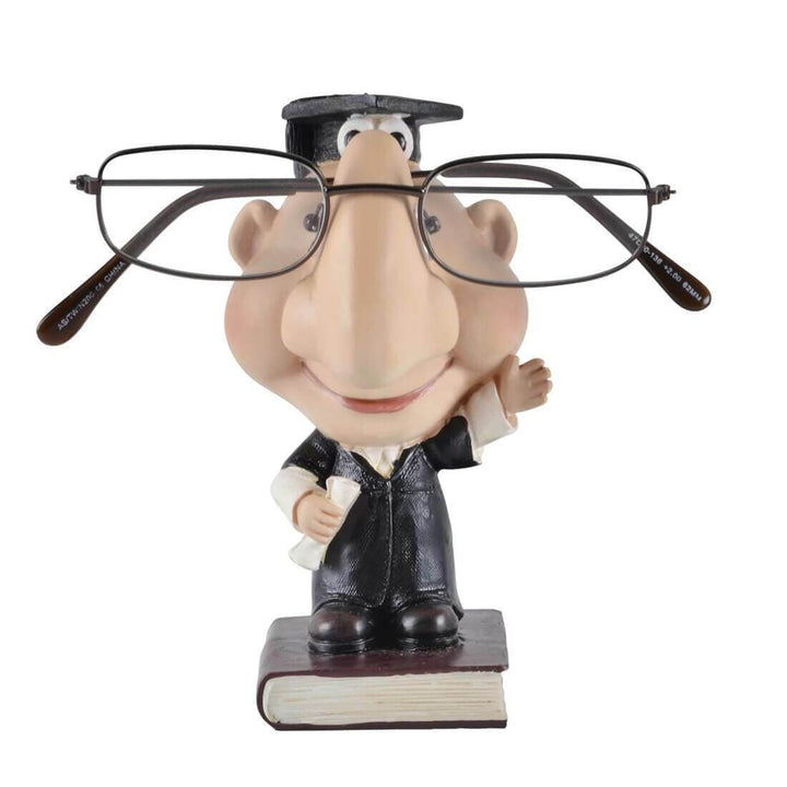 Graduates Specs Novelty Reading Glasses Holder Stand Figure