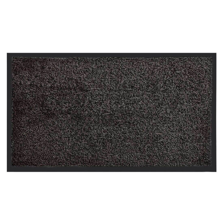 Large 75 x 45cm Heavy Duty Non-Slip Barrier Doormat Floor Mat Black
