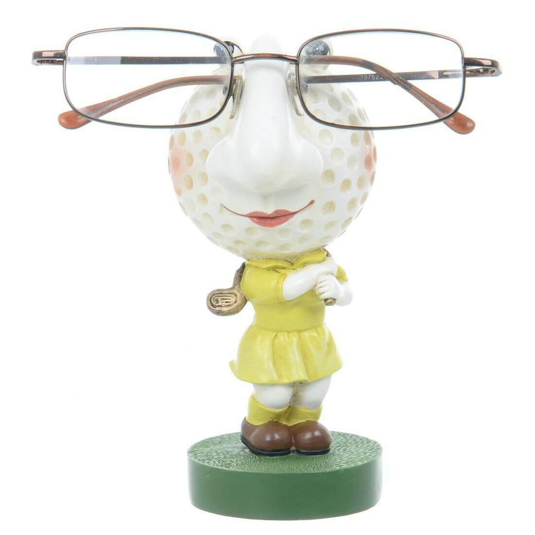 Lady Golfers Specs Novelty Reading Glasses Holder Figure