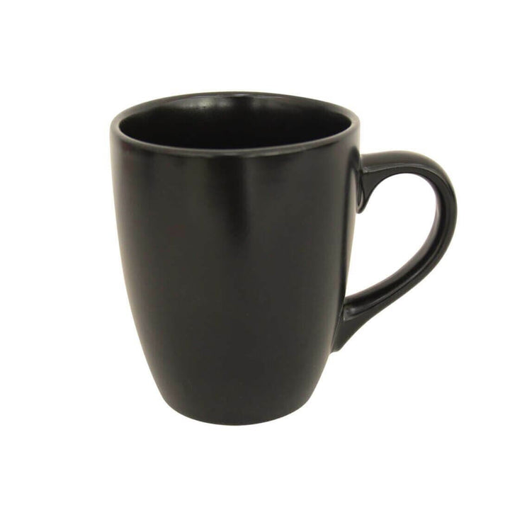 Set of 4 Matt Coloured Stoneware Coffee Mugs Tea Coffee