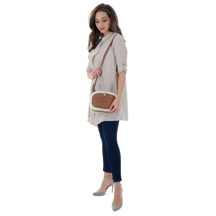 Womens Lexi Faux Leather Shoulder Bag Crossbody Handbag