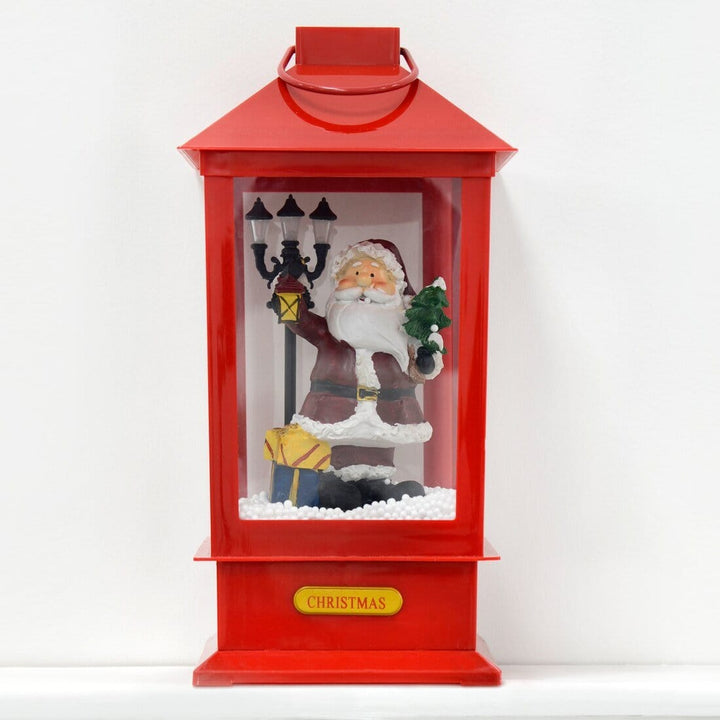 Christmas Snowing Singing Lantern Let It Snow Santa/Snowman Santa