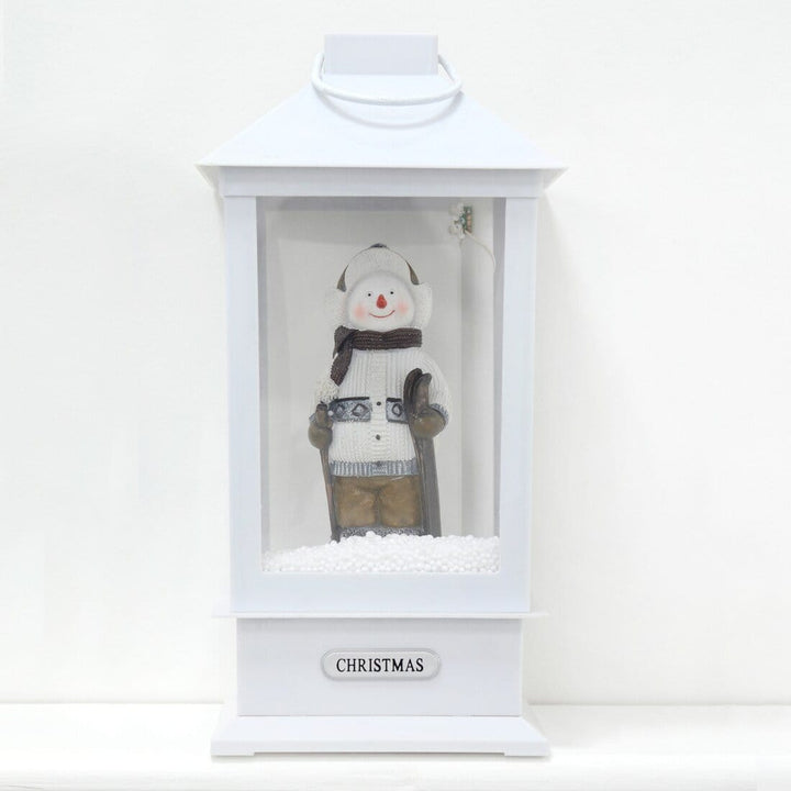 Christmas Snowing Singing Lantern Let It Snow Santa/Snowman Snowman