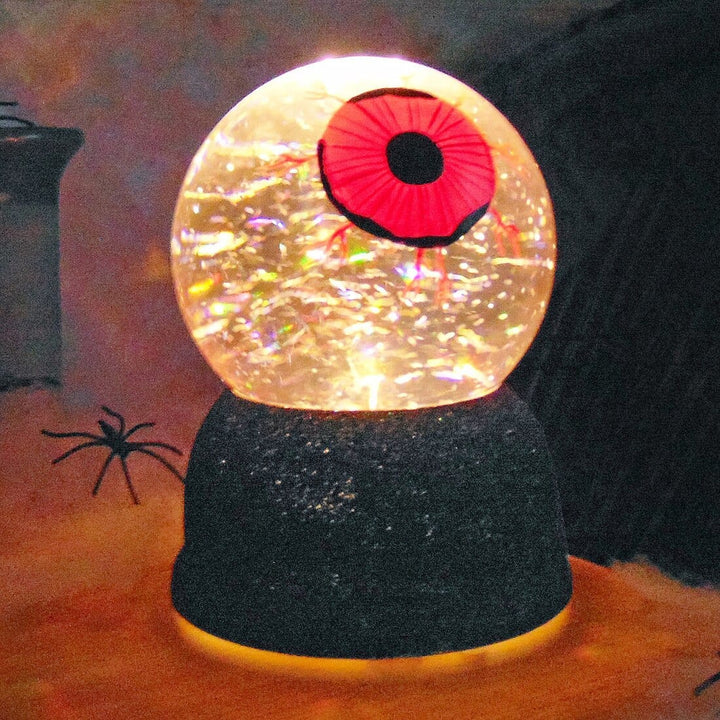 Light Up Glitter Water Halloween Decoration - Eyeball Globe