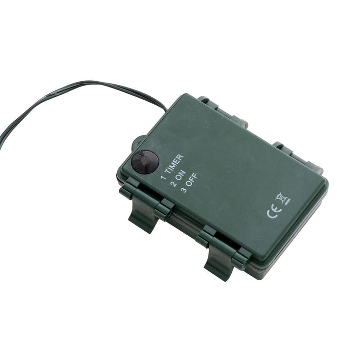 6ft Pre-Lit Decorated Artificial Christmas Garland With Timer