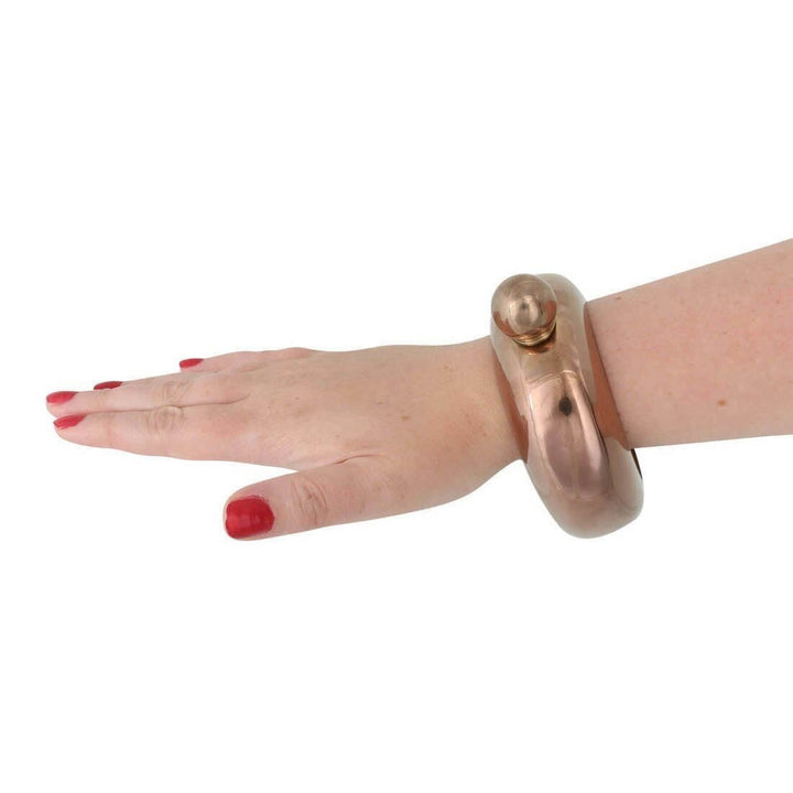 Stylish Stainless Steel Hip Flask Party Bangle Bracelet 125ml