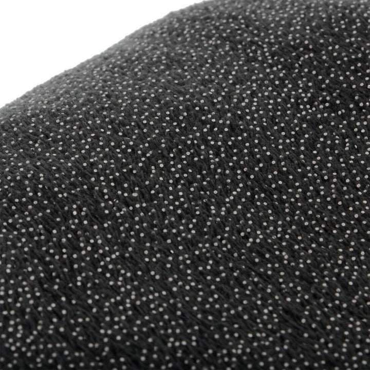 Silver Foil Sparkle Blanket Throw With Cosy Fleece Reverse Black / 155 x 200cm