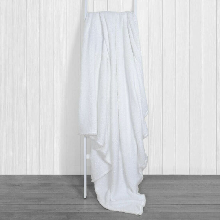 Shaggy Fleece Blanket With Lurex Sparkle Grey/White/Black White / 130 x 155cm