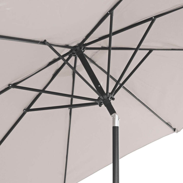 3m Round Parasol Crank Tilt Garden Patio Shade Umbrella